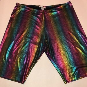 Rainbow Biker Shorts